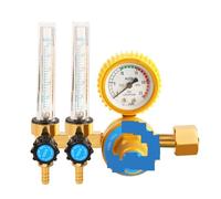 Regolatore del misuratore di portata del gas argon Riduttore di pressione antiurto Misuratore di portata a tubo singolo/doppio for saldatura ad di argon(B)