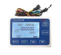 Regolatore del misuratore ZJ-LCD-M+sensore di flusso G1/2"+valvola+carica di alimentazione for la misurazione acqua liquida o quantitativa Misuratore di portata del liquido