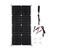 Regolatore del pannello solare da 200 W Caricatore portatile a doppia porta USB for batteria Telefono cellulare Car Yacht RV Luci Ricarica all'aperto Facile Installazione(Only solar panel)