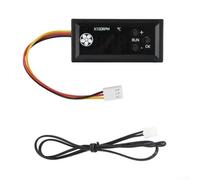 Regolatore del termostato del ventilatore DC12V con input 3P e scelte multiple della sonda per rilevazione flessibile della temperatura (A)