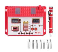 Regolatore della batteria del regolatore del pannello di carica solare MPPT 12V/24V con display a LED Monitoraggio del punto di massima potenza(30A)