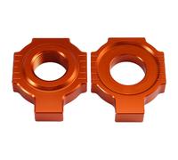 Regolatore della catena per moto, blocco scorrevole per EXC arancione