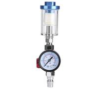 Regolatore della pressione dell'aria Man Pistola a spruzzo pneumatica Regolatore di pressione dell'aria Manometro Kit separatore filtro olio in linea della trappola dell'acqua G2g839