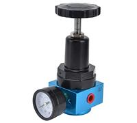 Regolatore della pressione dell'aria Miniatura Valvola di controllo regolabile pneumatica con indicatore per automazione industriale in lega di alluminio leggero durevole 0,05 3,5 (Qtyh-15)