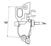 Regolatore dell'alternatore HC-CARGO F 032 335 169 per BMW 1 (E87) 2 2004-2007