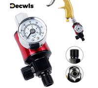 Regolatore dell'aria per pistola a spruzzo con funzione di filtraggio, separatore olio-acqua, regolatore/manometro della pressione della pistola per verniciatura pneumatica, utensile per verniciatura