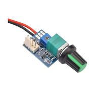 Regolatore di apparecchiature elettriche for ventole del case del computer DC12V Manuale 4 pin PWM Scheda di controllo a velocità del motore a ventola con interruttore a manopola