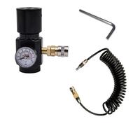 Regolatore di bassa pressione portatile, intervallo 0-150 PSI, con adattatore standard americano for utensili ad aria e CO2(With fill whip hose)