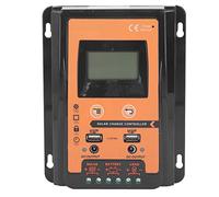 Regolatore di carica del pannello solare 12V/24V 30A Regolatore intelligente Controllo di scarica PWM Doppia uscita USB Pannello cellulare Sistema batteria Display LCD, Regolatore di carica solare