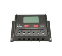 Regolatore di Carica Della Batteria del Pannello Solare da 30 A con Ingresso PV da 55 V, Regolatore Solare PV per Batterie Sigillate, Acido/GEL/Litio