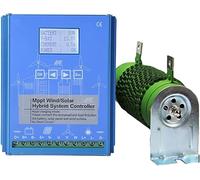 Regolatore di Carica Ibrido Solare Eolico da 4000 W, Regolatore di Carica Mppt da 12 V / 24 V / 48 V con Display LCD, Universale per Sistemi Ibridi Solari Eolici off-Grid, per Tutti I Tipi, 48V
