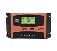 Regolatore Di Carica Mppt, Regolatore Mppt 60a, Solare Regolatore Di Batteria a Pannello Solare 12v/24v Con Display Lcd, Protezione Sovraccarico Per Casa, Industria, Commercio, 60a