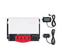 Regolatore di Carica Regolatore di carica della batteria del pannello delle celle solari MPPT 50A 12V 24V Regolatori fotovoltaici con BT-2 RM-6 for al litio piombo gel(Only Controller)