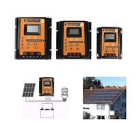 Regolatore di carica solare 10A 20A 30A 50A 70A PWM Display LCD Doppia uscita USB Apparecchiatura regolatore del pannello Protezione da sovraccarico(02 10A)