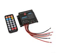 Regolatore di carica solare 12 V 24 V IP68 impermeabile con telecomando IR Multi batteria supporto 3S6S litio 4S8S per LIFEPO4 Acid Smart Rilevamento automatico della tensione 10A 20A per (20A)
