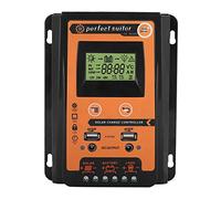 Regolatore di carica solare 12V / 24V 30A 50A 70A MPPT Regolatore di carica solare Pannello solare Regolatore batteria Doppio display LCD USB(30A)