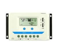 Regolatore Di Carica Solare 60A 45A 30A 20A 10A 12V/24V Regolatore Di Carica Solare Automatico Con Timer Di Carico Display LCD Dual USB 5V Ampiamente Utilizzato(45A)