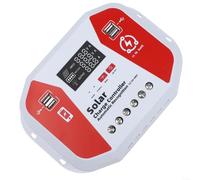 Regolatore di carica solare 60A con schermo LCD Riconoscimento automatico della tensione per batterie da 12 V 24 V 48 V 3 fasi di ricarica e porte di uscita USB