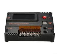 Regolatore di carica solare automatico da 12 V 24 V con corrente 10 A/20 A, uscita USB 5 V per ricarica mobile, display LCD e circuito di compensazione della temperatura (20A 2#)