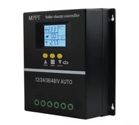 Regolatore di carica solare con display LCD e valutazione 100A per una gestione efficace dei sistemi di batterie da 12 V/24 V/36 V/48 V (60 A)
