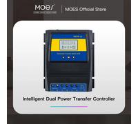 Regolatore di carica solare con interruttore di trasferimento a doppia alimentazione ATS automatico per sistema eolico solare DC 12V 24V 48V AC 110V 220V on/off grid