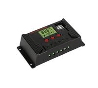 Regolatore di carica solare, Controller Solare 10A-100A Adaptive 12V 24V Batteria Al Litio/piombo-acido Carica Scarica Lampione Stradale PWM Controller Pannello Fotoico USB(CPLS-20A)