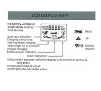 Regolatore di carica solare Display LCD Regolatore intelligente fotovoltaico per materiale ABS per l'industria domestica (100A)