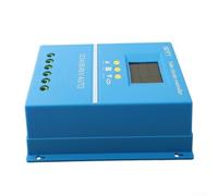 Regolatore di carica solare efficiente 100A con display LCD e protezioni multiple per un uso affidabile
