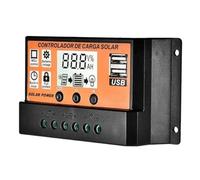 Regolatore Di Carica Solare Intelligente Pannello Solare Smart Life 2 Porte USB Schermo Display LCD 12V/24V MPPT/PWM Ritardo Controllo Luce Ampiamente Utilizzato(40A)