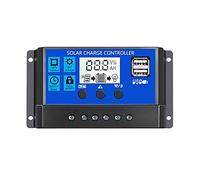 Regolatore di carica solare Regolatore del Caricatore solare 60A 50A 40A 30A 20A 10A 12V 24V Caricabatteria USB Regolatore del Pannello Solare for Max 50V Ingresso PV(10A)