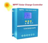 Regolatore di carica solare Regolatore Di Carica Solare Automatico Mppt 12V 24V 48V Da 60A, 80A, 100A Con Display LCD, Regolatori Fotovoltaici Solari For Batterie Al Piombo/litio(90A)