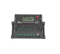 Regolatore di carica solare, riconoscimento automatico 12V/24V Protezione da sovraccarico Regolatore pannello solare 10A per per yacht per centrali elettriche