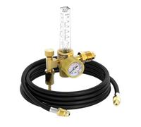 Regolatore di CO2 Argon Precisioni Flussi Valvole di controllo con Manometri per Cilindri di Saldatura Sistemi Regolatore di saldatura Doppio flussometro