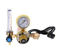 Regolatore di CO2 Riduttore for bombole gas for saldatura anidride carbonica Collegamento facile Compatto