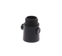 Regolatore di controllo del soffione doccia in ABS, valvola arresto dell'acqua, regolatore pausa con un pulsante, accessori for il bagno(Black -1 Gray-1)