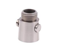 Regolatore di controllo del soffione doccia in ABS, valvola arresto dell'acqua, regolatore pausa con un pulsante, accessori for il bagno(Bright Silver -1)