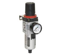 Sealey Filtro Aria Regolatore Con Calibro Flusso D'Aria 70cfm Sa2001 / Fr