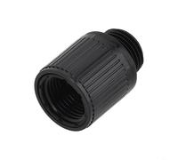 Regolatore di flusso d'acqua per doccia portatile, riduttore di pressione regolabile con connettore G1/2, dispositivo di risparmio idrico con finitura cromata per bagno (nero)