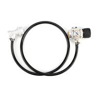 Regolatore di gas CO2 Mini in Alluminio in Plastica 0 90PSI Manometro con 5 16in Linea di Gas Kit di Serratura a Sfera per Bottiglia T21x4 Filo Erogatore Casa Erogatore