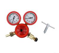 Regolatore di gas in ottone, ossigeno, acetilene e propano, set di manometro per saldatura e riduttore di pressione antiurto, per lavorazione di metalli CNC, 36 V (misuratore di propano)