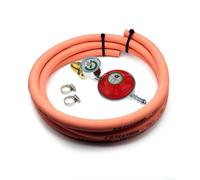 Regolatore Di Gas Propano Da 37Mb Con Manometro Include Tubo HP E Clip