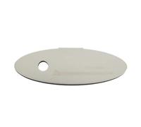 Regolatore di Gioco Freno A Disco Argento Argento Lucido 85 * 14 * 2.4mm/33 * 19 * 2.4mm Strumento di Allineamento Parte del Freno(The Oval)