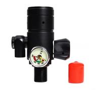 Regolatore di immersione ad alta pressione 5000 Psi M18x1.5 Filettatura 1/8 NPT Connettore girevole a 360 gradi Plastica in ottone compatto Opzionale Tubo flessibile da 36 pollici per cilindri