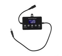 Regolatore di luce intelligente per acquario con timer LCD per interruttore a striscia LED per acquario da 12-24 V, simulazione tramonto all'alba, memoria di spegnimento