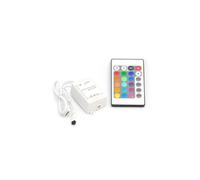 Regolatore di luce LED RGB wireless a 24 pulsanti con telecomando a infrarossi e dimmer da 12 V