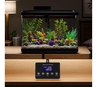 Regolatore di luce per acquario, con schermo LCD, timer dimmer LED da 12-24 V, per illuminazione acquario, simulatore programmabile al tramonto dell'alba, modalità multiple e spegnimento