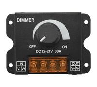 Regolatore di luminosità a LED DC 12-24V 30A/senza strobo con manopola e barra dimmer