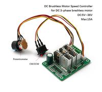 Regolatore di motore brushless per cw reversibile-DC 5V-36V 15A 3 fasi