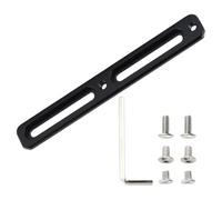 Regolatore di posizione del foro della gabbia dell'acqua per biciclette, struttura in lega di alluminio con design piatto per il montaggio su cambi gabbia e piccole geometrie del telaio (nero)