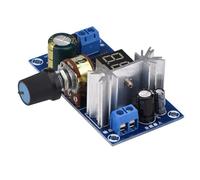 Regolatore di Potenza LM317 con Display Digitale Alimentatore Lineare Regolabile per Tensione e Corrente Modulo di Alimentazione Compatibile con Progetti Elettronici